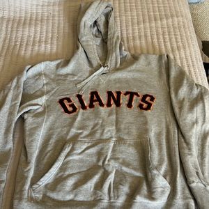 SF Giants embroidered hoodies, size mens small/women’s medium
